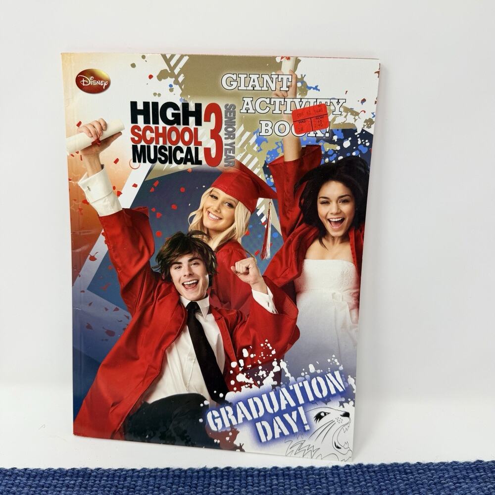 High School Musical 3 Senior Year Graduation Day! Giant Activity Book (2008, Tra